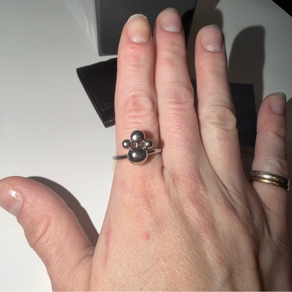 NWT Calvin Klein Liquid Bubble Dangle Stainless Steal Fidget Spinner Ring NIB - Picture 13 of 14